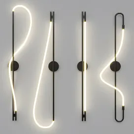 Luke lamp co wall sconce black